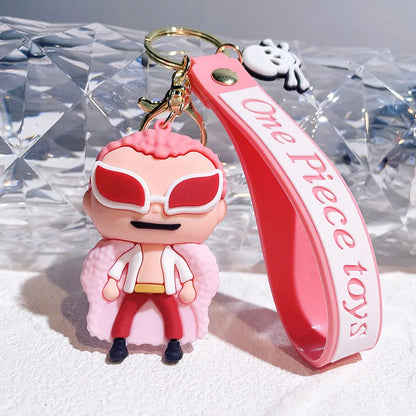 Anime One Piece Keychain Luffy Zoro Portgas·D· Ace Key Chain Llaveros Porte Clé Keyring Doll Bag Charm Pendent Car Keychains - One Piece Merchandise - Free Shipping Buy Now