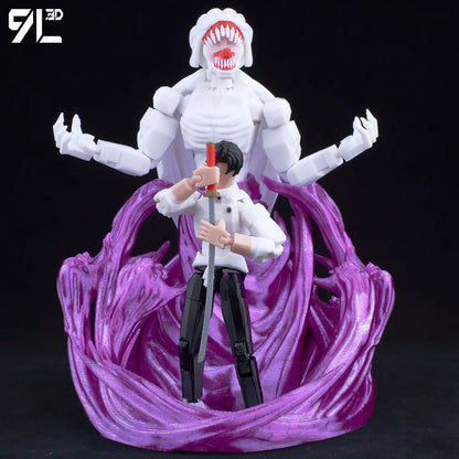 9L 3D-gedruckte Roronoa Zoro One Piece Lucky Dummy, 13 bewegliche Shapeshift-Actionfiguren, Schaufensterpuppen-Spielzeug für Anime-Liebhaber