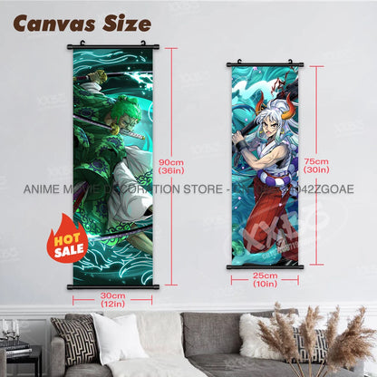 One Piece Posters Jinbe Wallpaper Nico Robin Hanging Painting Marco Anime Scrolls Picture Eustass Kid Wall Art Yamato Home Decor - One Piece Merchandise - Free Shipping Buy Now
