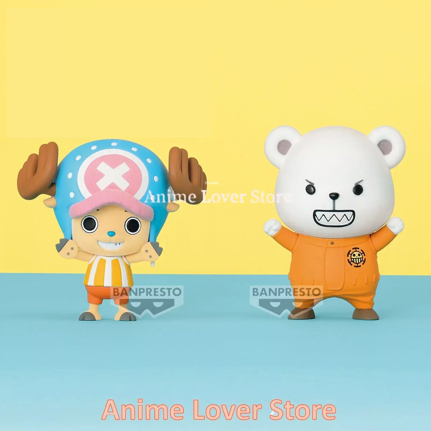 Figurines de dessin animé One Piece de Bandai Banpresto, jouets originaux, pelucheux et pelucheux, Tony Tony Chopper, Bepo Karoo, pour enfants, cadeau
