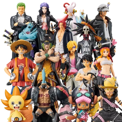 ONE PIECE Figur Four Emperors Mystery Box Überraschungs-Blindbox mit Luffy und Zoro Shanzhi Nami Meiwusop Zufällige Person