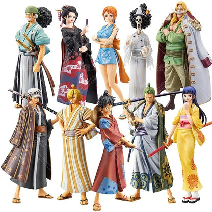 18cm One Piece Anime Figure Luffy Zoro Chopper Nami Action Figure Land of Wano Toys for Kids Gift Collectible Model Ornaments - One Piece Merchandise - Free Shipping Buy Now