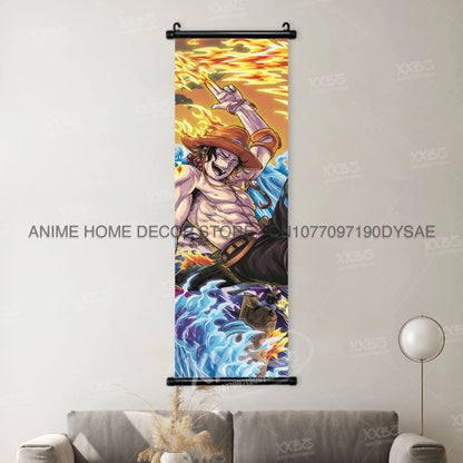 One Piece Posters Jinbe Wallpaper Nico Robin Hanging Painting Marco Anime Scrolls Picture Eustass Kid Wall Art Yamato Home Decor - One Piece Merchandise - Free Shipping Buy Now