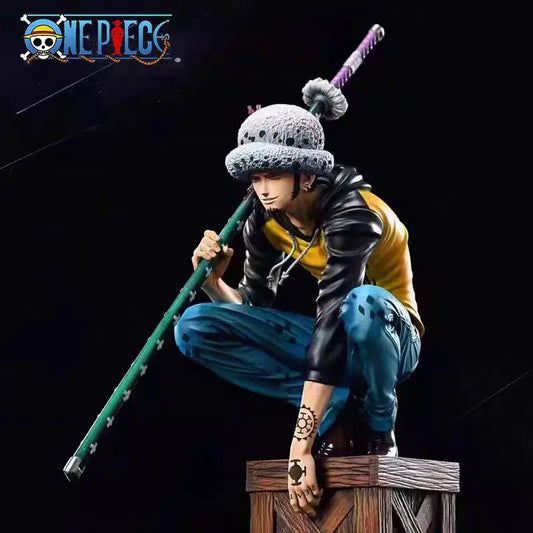 21 cm/8,2 Zoll One Piece Charakter Trafalgar D. Water Law PVC Actionfigur Modell Statue Sammlung Dekoration Spielzeug Geschenk