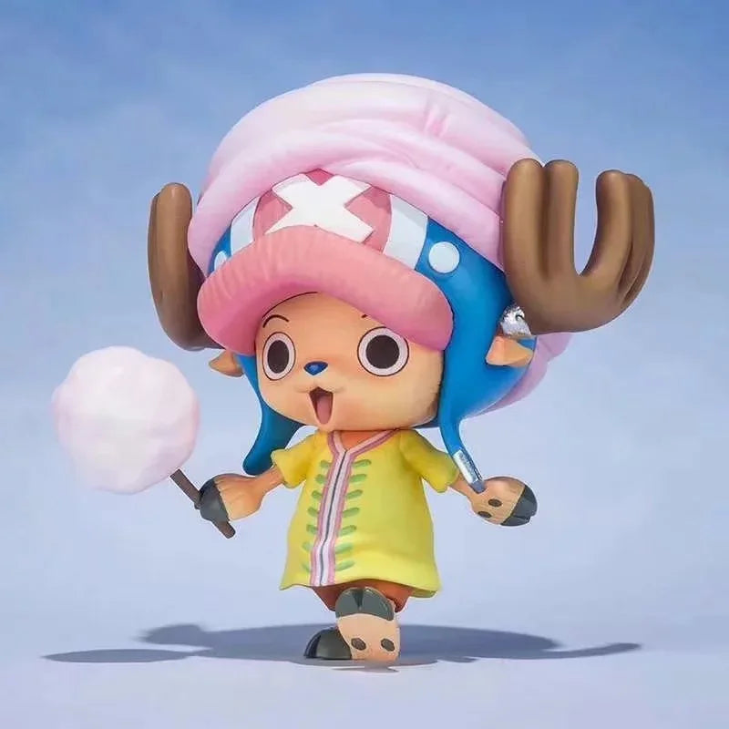 Figurines de collection en PVC de 10 cm, modèle Kawaii Anime One Piece Tony Tony Chopper Cotton Candy Ver., jouets pour enfants