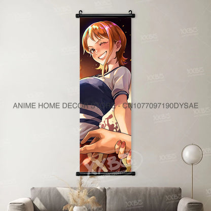 ONE PIECE Poster Anime Shirahoshi Hanging Paintings Vivi Home Decor Boa Hancock Wall Art Nico Robin Scroll Picture Nami Mural - One Piece Merchandise - Free Shipping Buy Now
