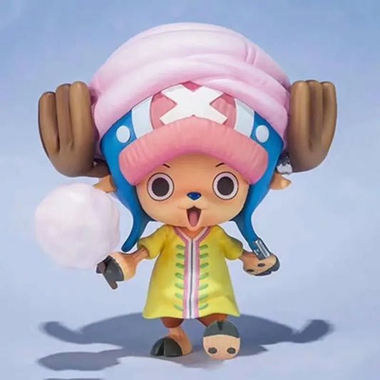 Kawaii Anime One Piece Tony Chopper Cotton Candy Ver. PVC Actionfiguren Sammlerstatue Modell Kinderspielzeug Puppengeschenke 10cm