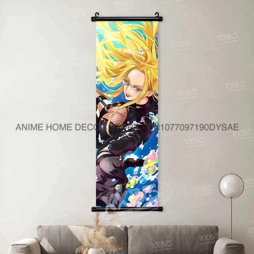 ONE PIECE Poster Anime Shirahoshi Hanging Paintings Vivi Home Decor Boa Hancock Wall Art Nico Robin Scroll Picture Nami Mural - One Piece Merchandise - Free Shipping Buy Now