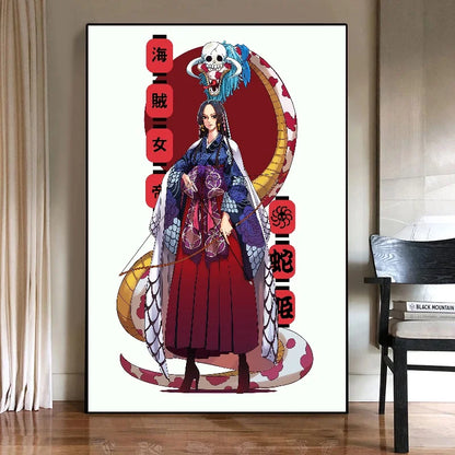 Nico·Robin Nami Boa Hancock Perona Wall Decoration One Piece Sexy and Beautiful PosterLiving Room Decoration Canvas Painting - One Piece Merchandise - Free Shipping Buy Now