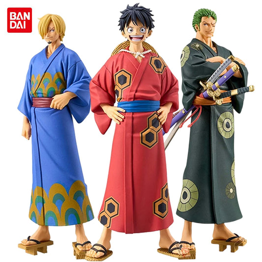 18 cm One Piece Anime Figur Luffy Zoro Chopper Nami Actionfigur Land Wano Spielzeug PVC Modell Puppe Kinder Geburtstag Weihnachtsgeschenk