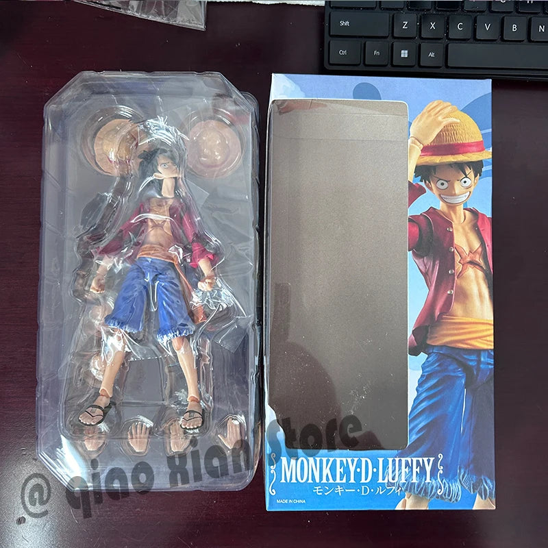 One Piece Actionfiguren Anime Luffy Roronoa Zoro Ace Figur Bewegliche Gelenke Sammlung Modell Spielzeug Geburtstagsgeschenk für Kinder
