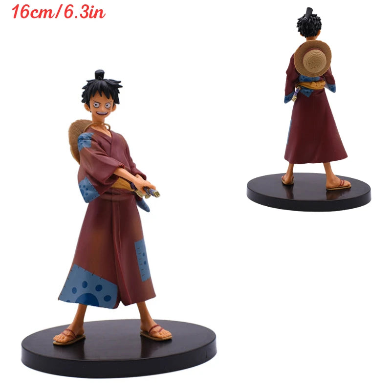 One Piece Luffy Roronoa Zoro Figur Spielzeug Anime Portgas D. Ace Vinsmoke Sanji Chopper Nami Robin PVC Figur Modell Puppen Geschenke