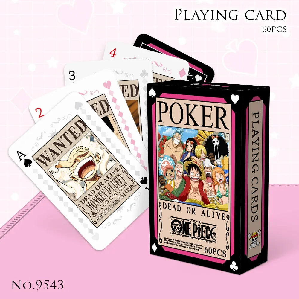 Anime ONE PIECE Poker Toy Game Cards Monkey D Luffy Roronoa Zoro Hardcover Collection Children Gifts - One Piece Merchandise - Free Shipping Buy Now
