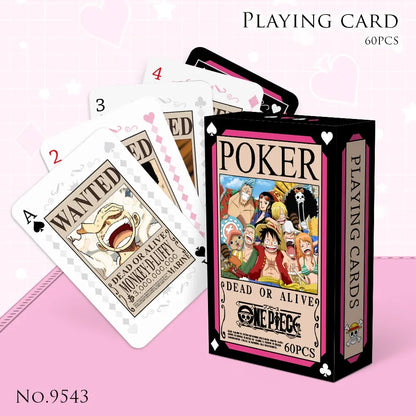 Anime ONE PIECE Poker Toy Game Cards Monkey D Luffy Roronoa Zoro Hardcover Collection Children Gifts - One Piece Merchandise - Free Shipping Buy Now