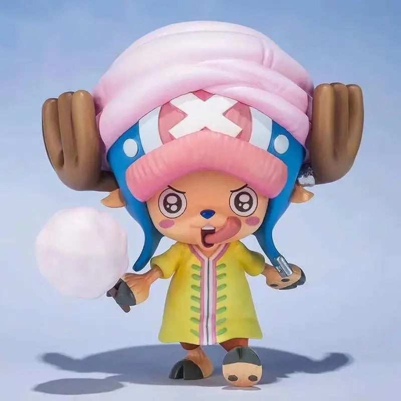 Figurines de collection en PVC de 10 cm, modèle Kawaii Anime One Piece Tony Tony Chopper Cotton Candy Ver., jouets pour enfants