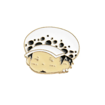 Broches en émail One Piece, personnages de dessins animés Luffy, Zoro, Nami, Chopper, Sanji, Usopp, badges en métal, sacs à dos, épingles à revers, jouets