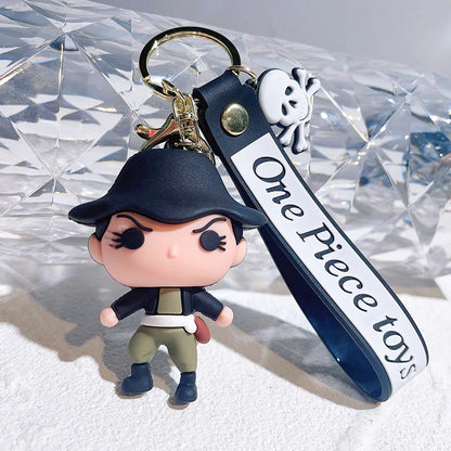 Anime One Piece Keychain Luffy Zoro Portgas·D· Ace Key Chain Llaveros Porte Clé Keyring Doll Bag Charm Pendent Car Keychains - One Piece Merchandise - Free Shipping Buy Now