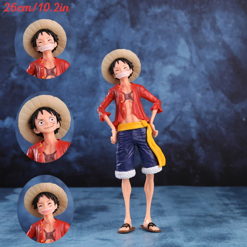 One Piece Luffy Roronoa Zoro Figur Spielzeug Anime Portgas D. Ace Vinsmoke Sanji Chopper Nami Robin PVC Figur Modell Puppen Geschenke