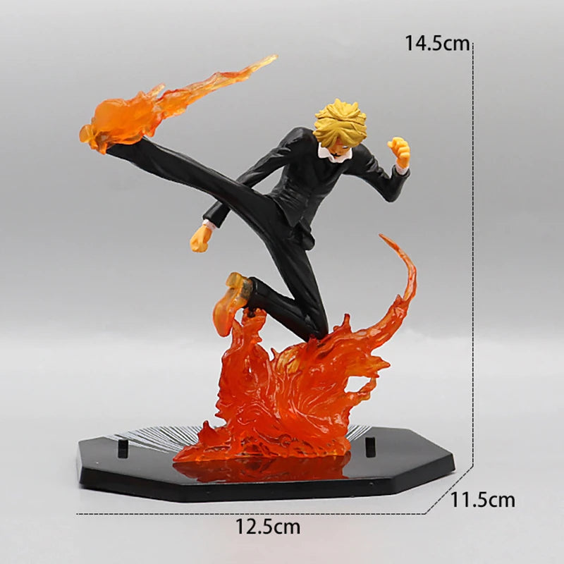 One Piece Luffy Roronoa Zoro Figur Spielzeug Anime Portgas D. Ace Vinsmoke Sanji Chopper Nami Robin PVC Figur Modell Puppen Geschenke