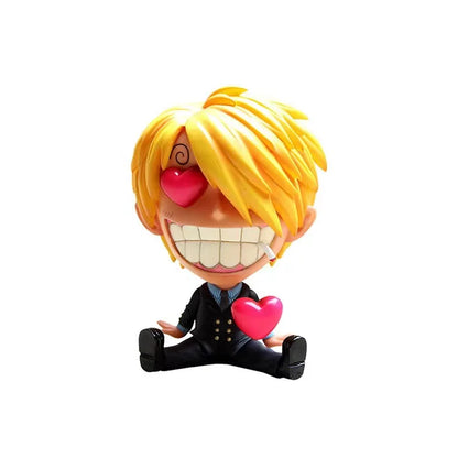 Anime-Figur One Piece Kindheit Komplettset Figur GK Luffy Zoro Sanji Nami Robin Ace Strohhut Piraten Crew Figur
