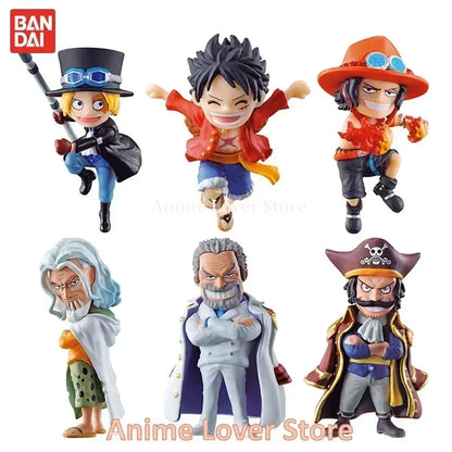 Bandai Original One Piece Gashapon Vo.1 Vo.2 Vo.3 Luffy Nami Law Yamato Zoro Sanji Kaidou Ace Sabo Garp Roger Anime Figures Toys