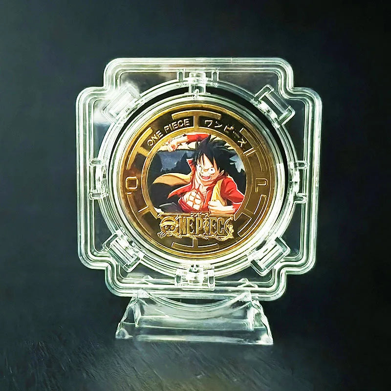 Anime One Piece Luffy Collectible Coins Commemorative Coins Cartoon Chopper Gold-colored Metal Coin Children's Birthday Gift Toy - One Piece Merchandise - Free Shipping Buy Now