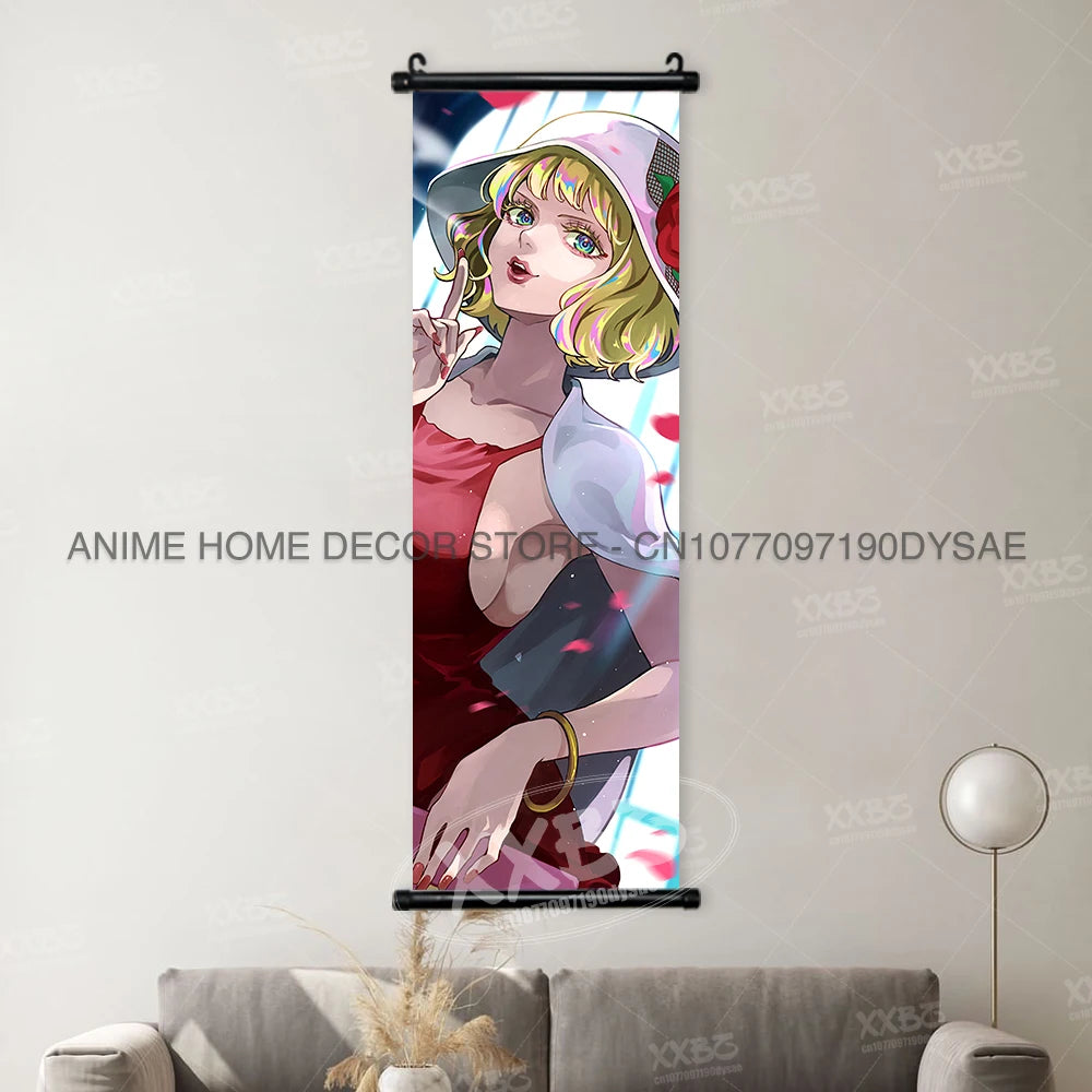 ONE PIECE Poster Anime Shirahoshi Hanging Paintings Vivi Home Decor Boa Hancock Wall Art Nico Robin Scroll Picture Nami Mural - One Piece Merchandise - Free Shipping Buy Now