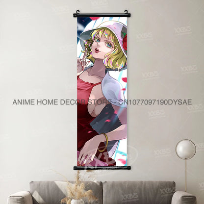 ONE PIECE Poster Anime Shirahoshi Hanging Paintings Vivi Home Decor Boa Hancock Wall Art Nico Robin Scroll Picture Nami Mural - One Piece Merchandise - Free Shipping Buy Now