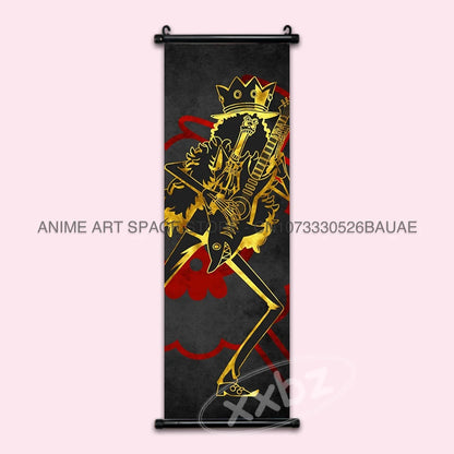 ONE PIECE Hanging Painting Anime Poster Canvas Nami Scroll Picture Zoro Wall Art Nico Robin Home Decor Sanji Stickers Gift Mural