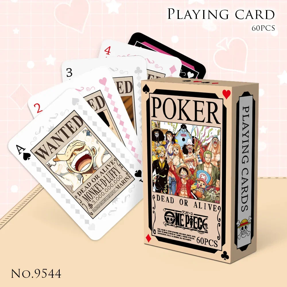 Anime ONE PIECE Poker Toy Game Cards Monkey D Luffy Roronoa Zoro Hardcover Collection Children Gifts - One Piece Merchandise - Free Shipping Buy Now