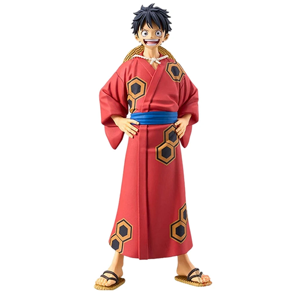 18 cm One Piece Anime Figur Luffy Zoro Chopper Nami Actionfigur Land Wano Spielzeug PVC Modell Puppe Kinder Geburtstag Weihnachtsgeschenk