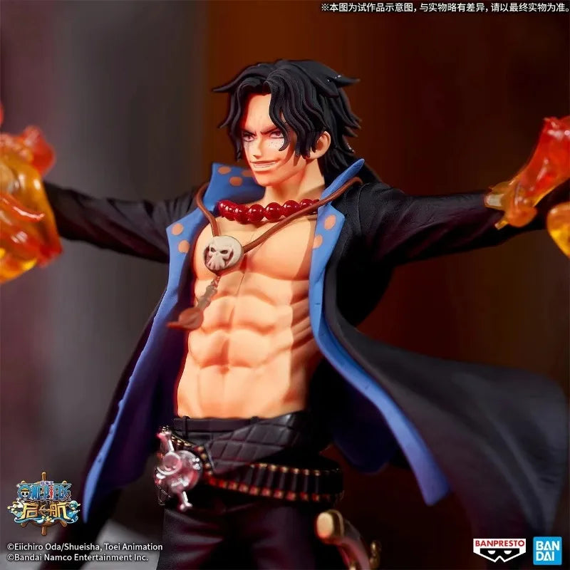 En stock Bandai BANPRESTO DXF SPECIAL One Piece Portgas·D·Ace Anime Figurine d'action Jouet Cadeau Modèle Collection Hobby