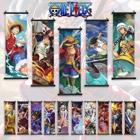 One Piece Luffy Gear 4 Wohnkultur Kawaii Anime Dekorative Malerei Robin Poster Nami Wand Kunst Leinwand Bilder Für Computer Zimmer