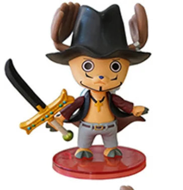 Figurine de dessin animé One Piece Tony Tony Chopper Cos Luffy Saber, modèle Buggy, jouet Sabo, cadeau de voiture, ornement, figurine d'action, cadeaux à collectionner