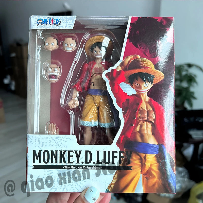 One Piece Actionfiguren Anime Luffy Roronoa Zoro Ace Figur Bewegliche Gelenke Sammlung Modell Spielzeug Geburtstagsgeschenk für Kinder