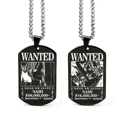 One Piece Anhänger Damen Halskette Japanisches Anime Zubehör Cosplay Luffy Zoro Sanji Manga Titan Schmuck Herren Halskette Geschenk