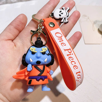 Anime One Piece Keychain Luffy Zoro Portgas·D· Ace Key Chain Llaveros Porte Clé Keyring Doll Bag Charm Pendent Car Keychains - One Piece Merchandise - Free Shipping Buy Now