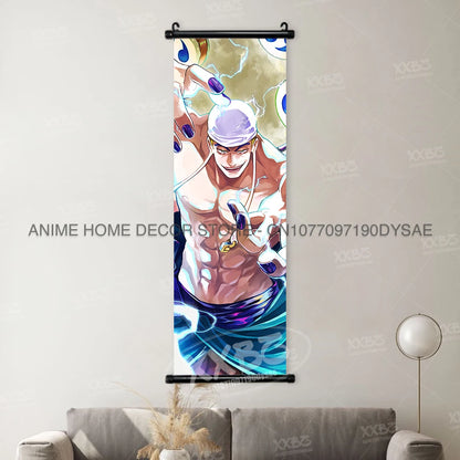 ONE PIECE Poster Anime Shirahoshi Hanging Paintings Vivi Home Decor Boa Hancock Wall Art Nico Robin Scroll Picture Nami Mural - One Piece Merchandise - Free Shipping Buy Now