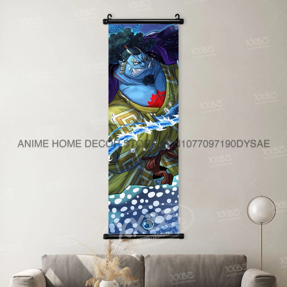 One Piece Posters Jinbe Wallpaper Nico Robin Hanging Painting Marco Anime Scrolls Picture Eustass Kid Wall Art Yamato Home Decor - One Piece Merchandise - Free Shipping Buy Now