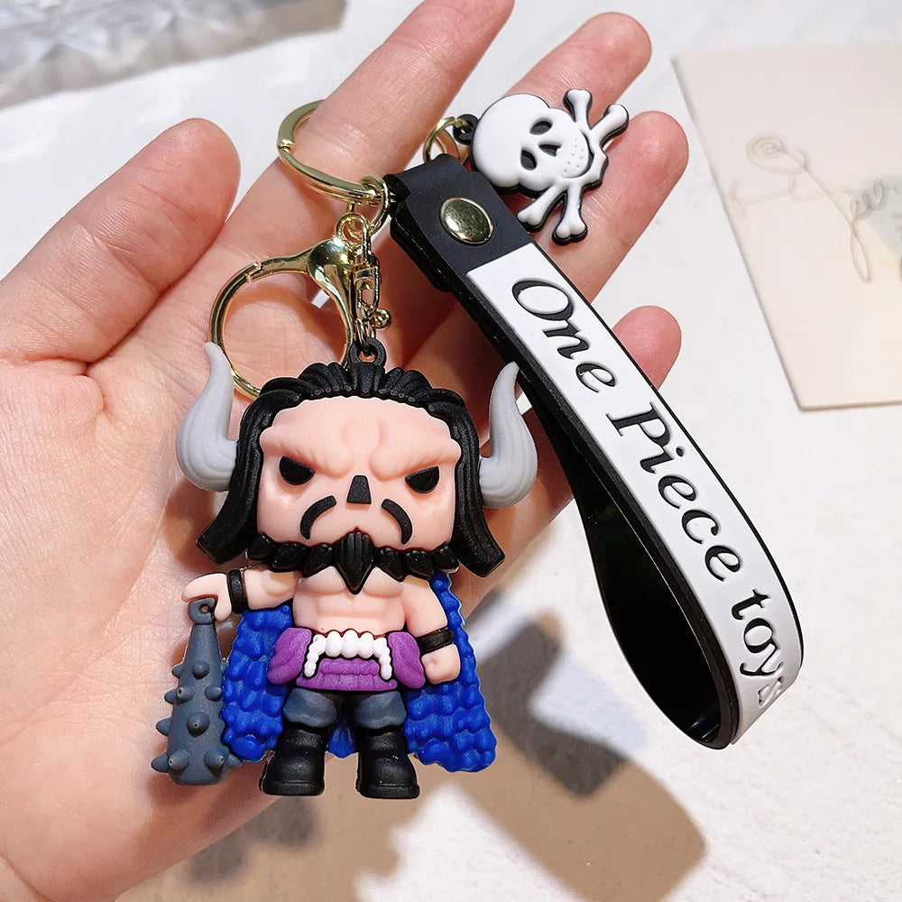 Anime One Piece Keychain Luffy Zoro Portgas·D· Ace Key Chain Llaveros Porte Clé Keyring Doll Bag Charm Pendent Car Keychains - One Piece Merchandise - Free Shipping Buy Now