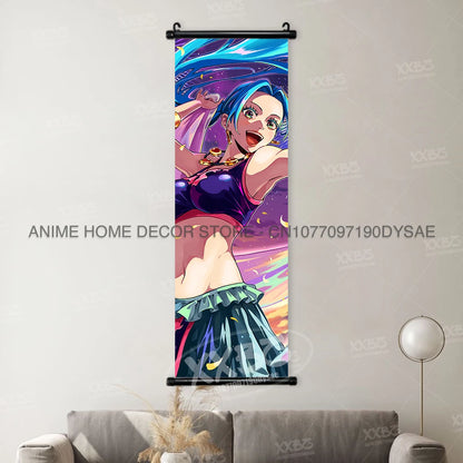 ONE PIECE Poster Anime Shirahoshi Hanging Paintings Vivi Home Decor Boa Hancock Wall Art Nico Robin Scroll Picture Nami Mural - One Piece Merchandise - Free Shipping Buy Now