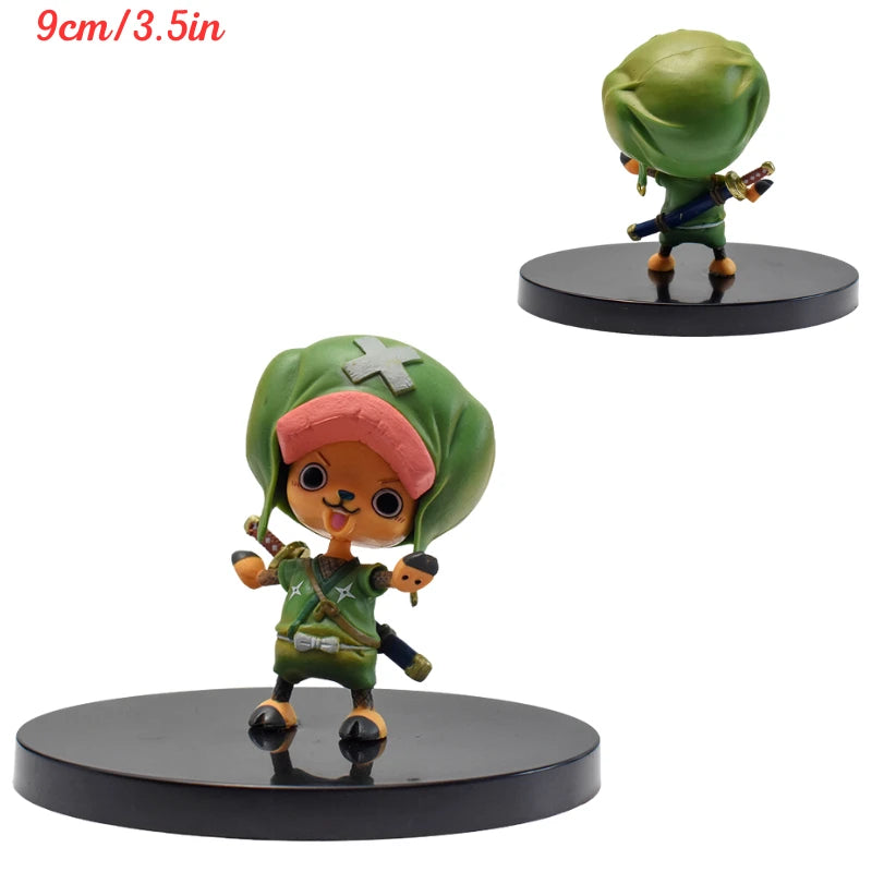One Piece Luffy Roronoa Zoro Figur Spielzeug Anime Portgas D. Ace Vinsmoke Sanji Chopper Nami Robin PVC Figur Modell Puppen Geschenke