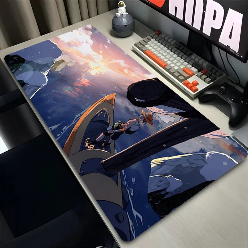 Anime Mouse Pad Gaming Accessories Carpet Gamer Keyboard Desk Mat O-one P-piece Portgas D Ace Non-Slip Laptop Notebook Mousepad - One Piece Merchandise - Free Shipping Buy Now