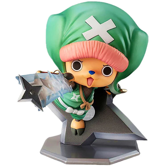 11 cm Anime-Figur One Piece PVC-Actionfigur Kimono Ninja Tony Chopper Sammlung Modell Puppen Kindergeschenk Spielzeug Dekoration