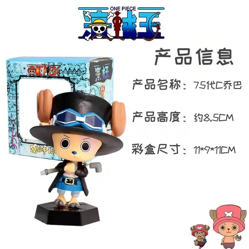 Figurine de dessin animé One Piece Tony Tony Chopper Cos Luffy Saber, modèle Buggy, jouet Sabo, cadeau de voiture, ornement, figurine d'action, cadeaux à collectionner