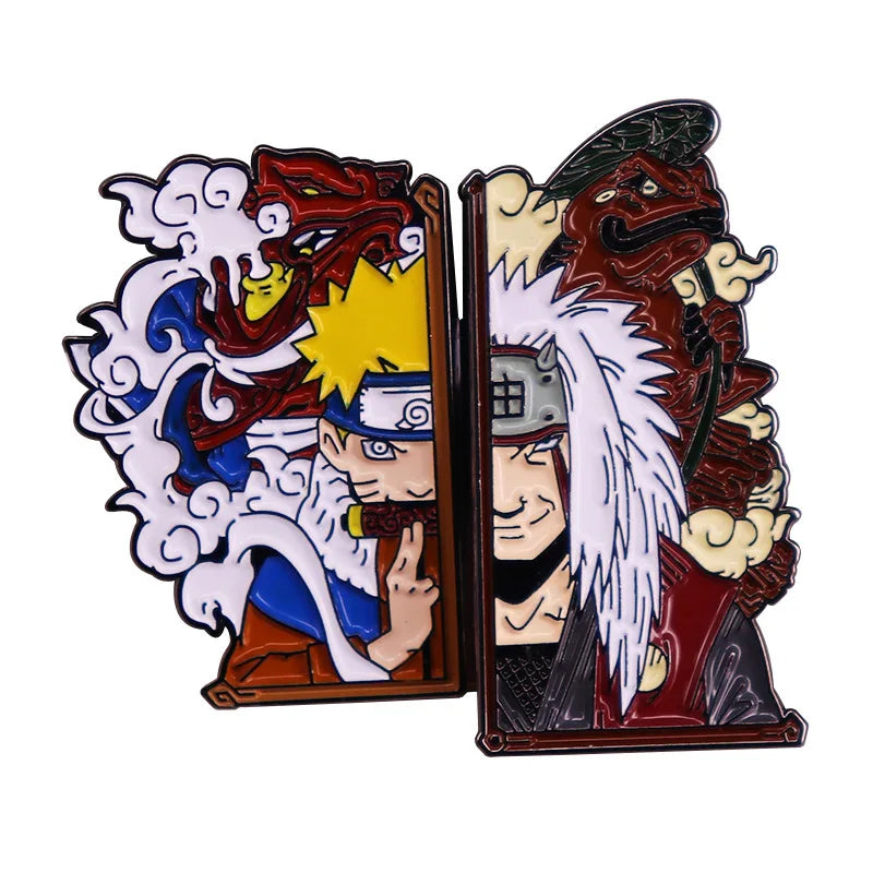 One Piece Cartoon Hartemaille-Anstecknadel Luffy Zoro Sanji Law Abzeichen Brosche Rucksack Hut Emaille-Anstecknadeln Accessoires Geschenk für Freunde Fans