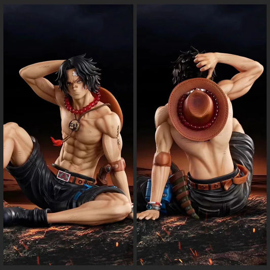 Figurine One Piece Ace de 12 cm, Portgas D. Ace, figurine d'action en PVC, Hassaikai, modèle de poupée, collection, jouets, décoration de bureau, cadeau