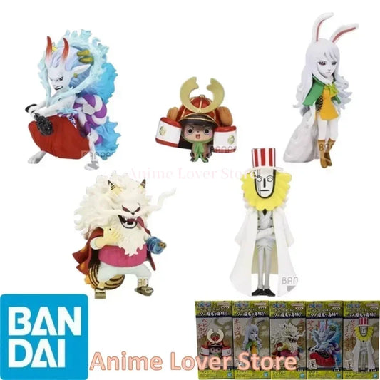 Bandai Banpresto Original One Piece WCF The Island of Ghosts VO.7 CP0 Yamato Chopper Carrot Anime Figures Toys for Kids Gift