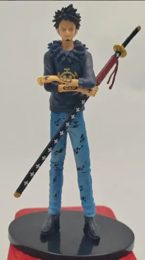 Hochwertiger billiger Verkauf Anime One Piece Luffy Zoro Nami Sanji Franky Shanks Boa Kinderfiguren PVC-Modell Spielzeug 16-18 cm