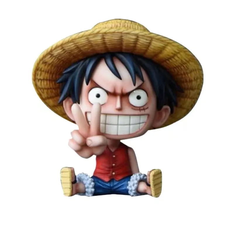 Anime-Figur One Piece Kindheit Komplettset Figur GK Luffy Zoro Sanji Nami Robin Ace Strohhut Piraten Crew Figur